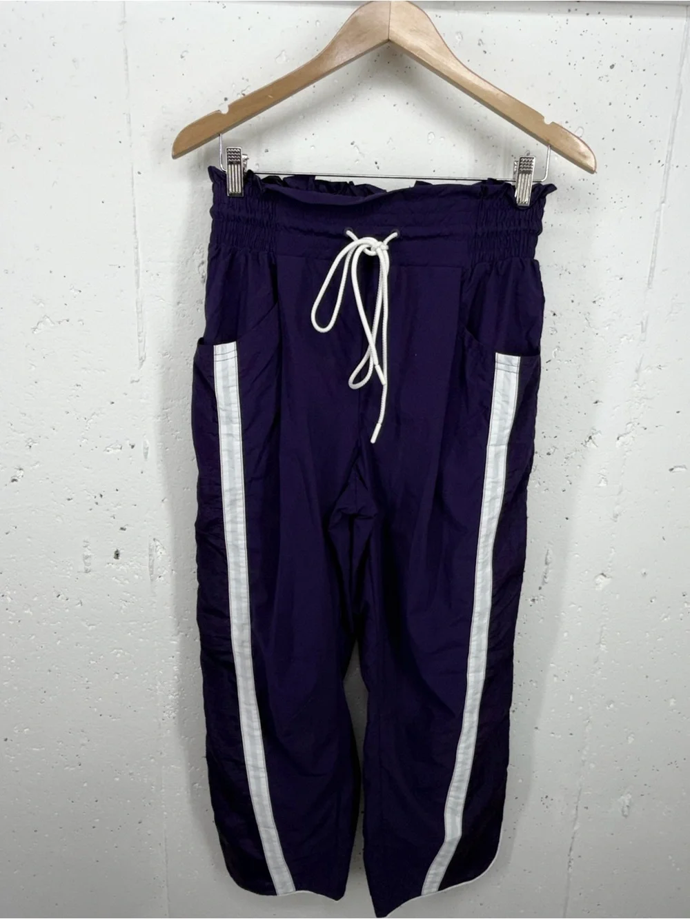 Free People FP Movement Size Small Champ Is Here Purple Athletic Pants